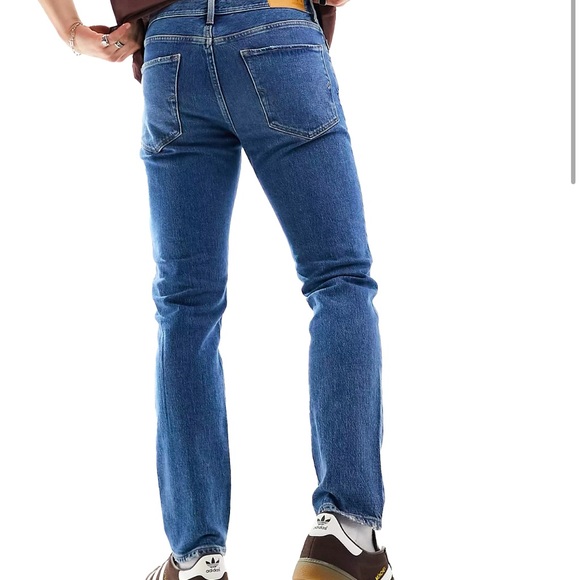 Selected Homme slim fit jeans in mid wash - Picture 5 of 6